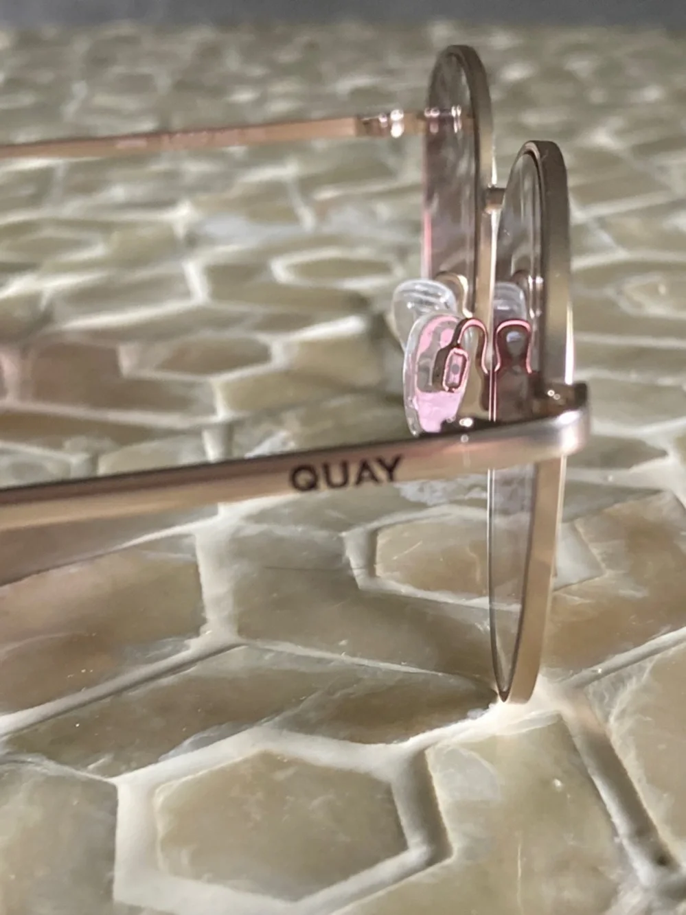 Quay Australia 50mm Loop Me In Round Sunglasses